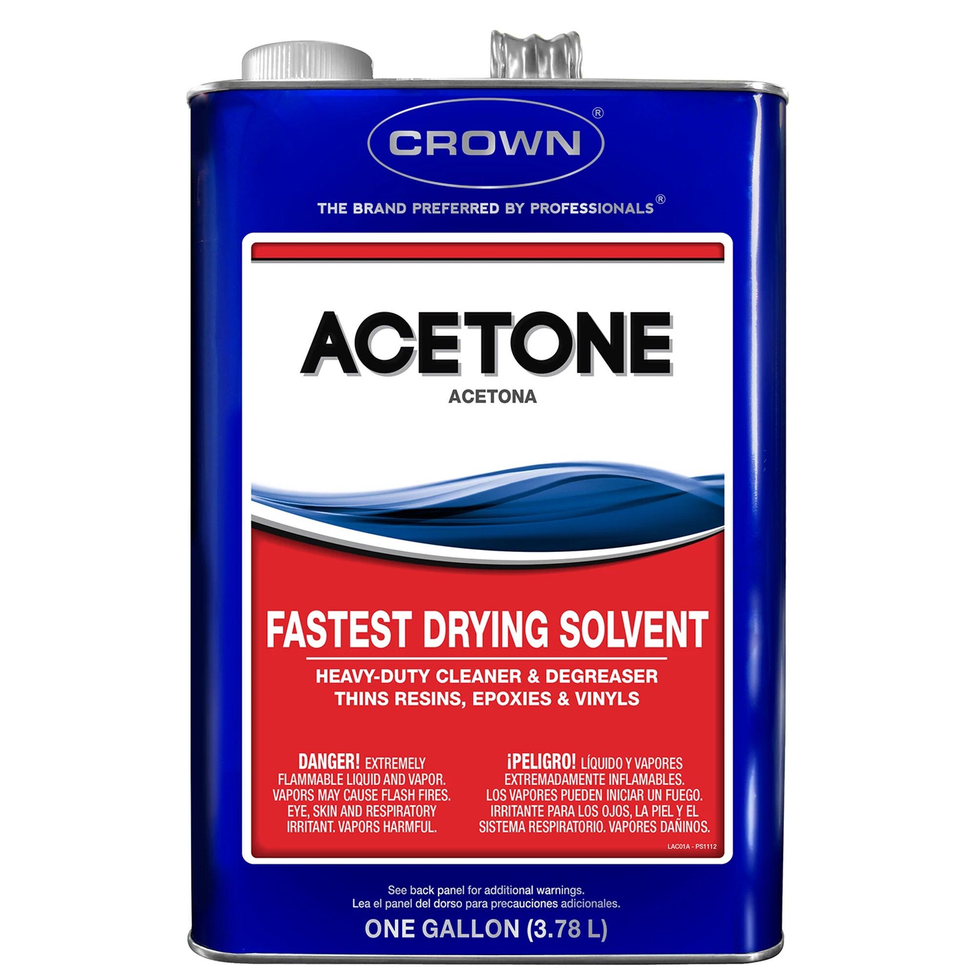 ACETONE CROWN 1 GALLON ACETONE CROWN - 1 GALLON - Detroitdiamondtools