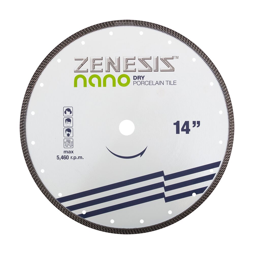 ZENESIS™ NANO DRY PORCELAIN BLADE ZENESIS™ NANO DRY PORCELAIN BLADE - Detroitdiamondtools