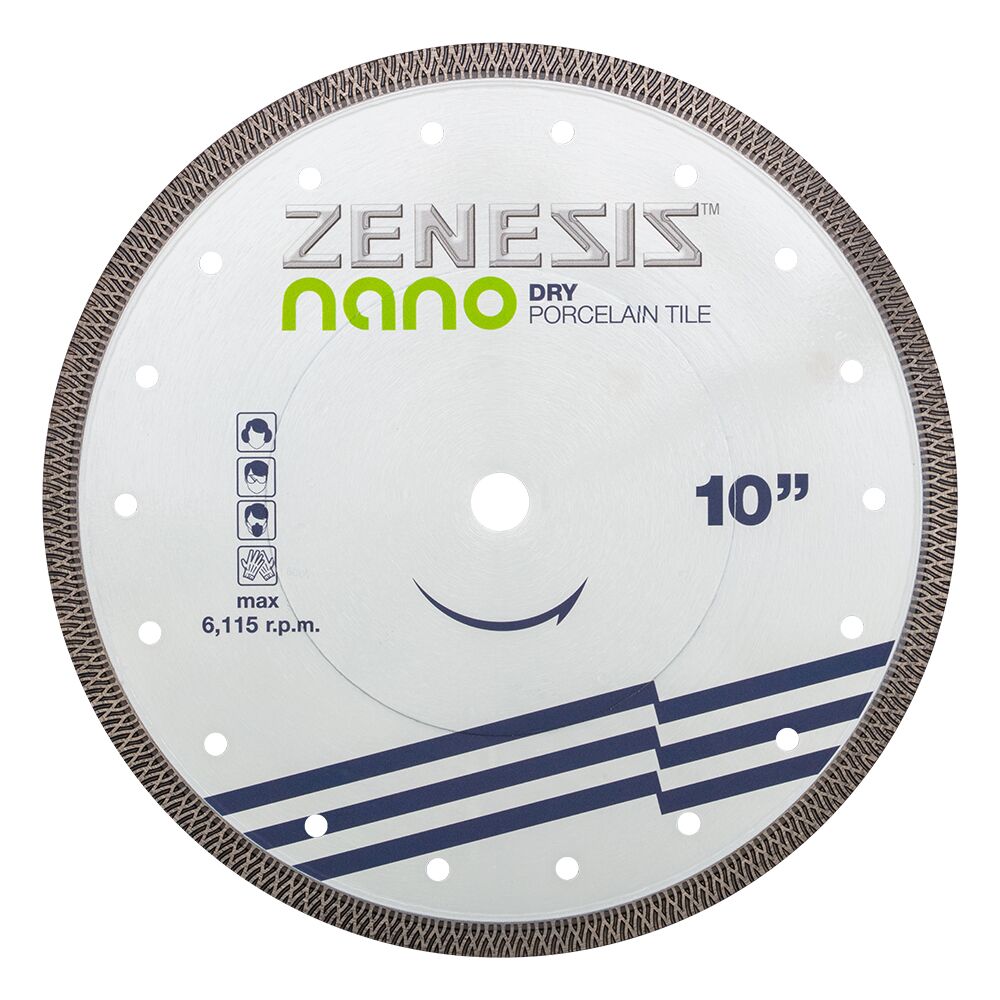 ZENESIS™ NANO DRY PORCELAIN BLADE ZENESIS™ NANO DRY PORCELAIN BLADE - Detroitdiamondtools