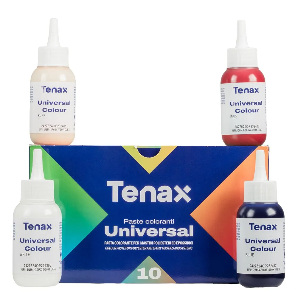 TENAX SET OF 10 UNIVERSAL COLOR KIT 2.5 OZ TENAX SET OF 10 UNIVERSAL COLOR KIT 2.5 OZ