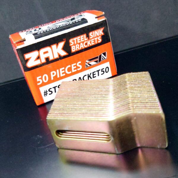 ZAK™ STEEL SINK BRACKETS ZAK™ STEEL SINK BRACKETS (BOX OF 50)