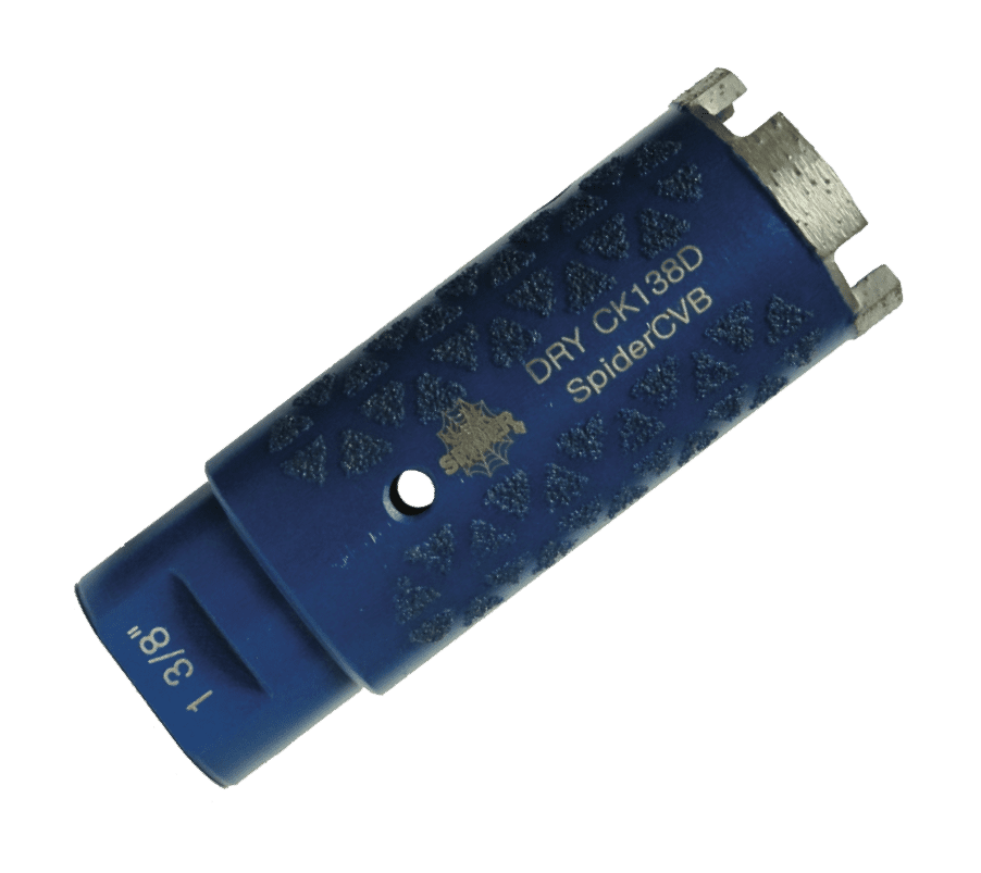 SPIDER™ DRY VACUUM BRAZED CORE BITS 1-3/8" SPIDER™ DRY VACUUM BRAZED CORE BITS 1-3/8" - Detroitdiamondtools