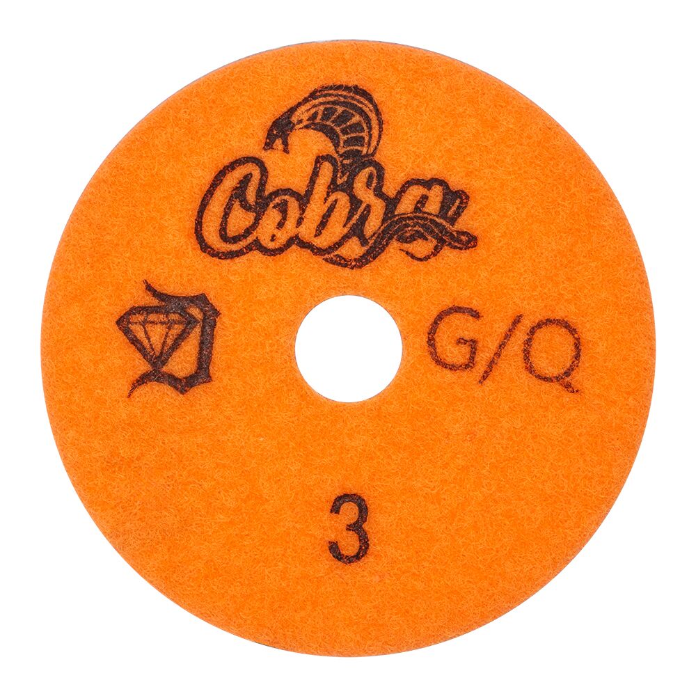 COBRA THREE STEP POLISHING PADS COBRA THREE STEP POLISHING PADS - Detroitdiamondtools