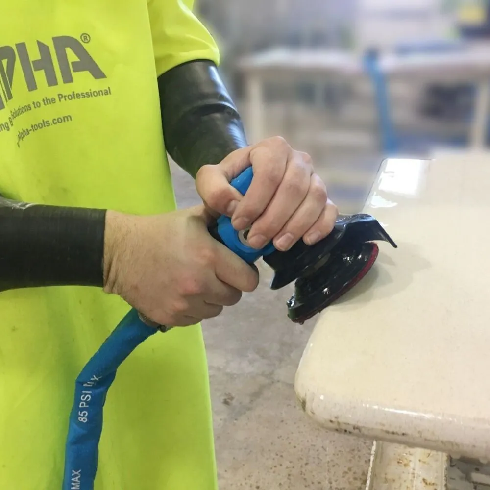 alpha 850-1 (2) ALPHA AIR-850 HS PNEUMATIC POLISHER - Detroitdiamondtools