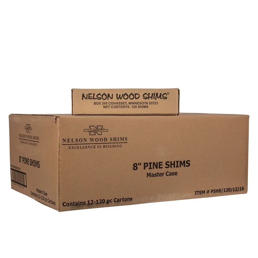 NELSON PRO PACK CARTON 120 COUNT 8IN WOOD SHIMS NELSON PRO PACK CARTON 120 COUNT 8IN WOOD SHIMS - Detroitdiamondtools