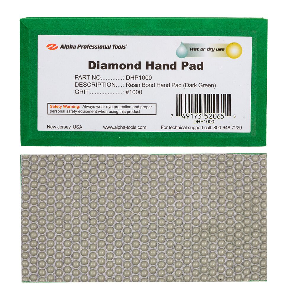 1000 Grit 3 (1000x1000) ALPHA DIAMOND HAND PADS