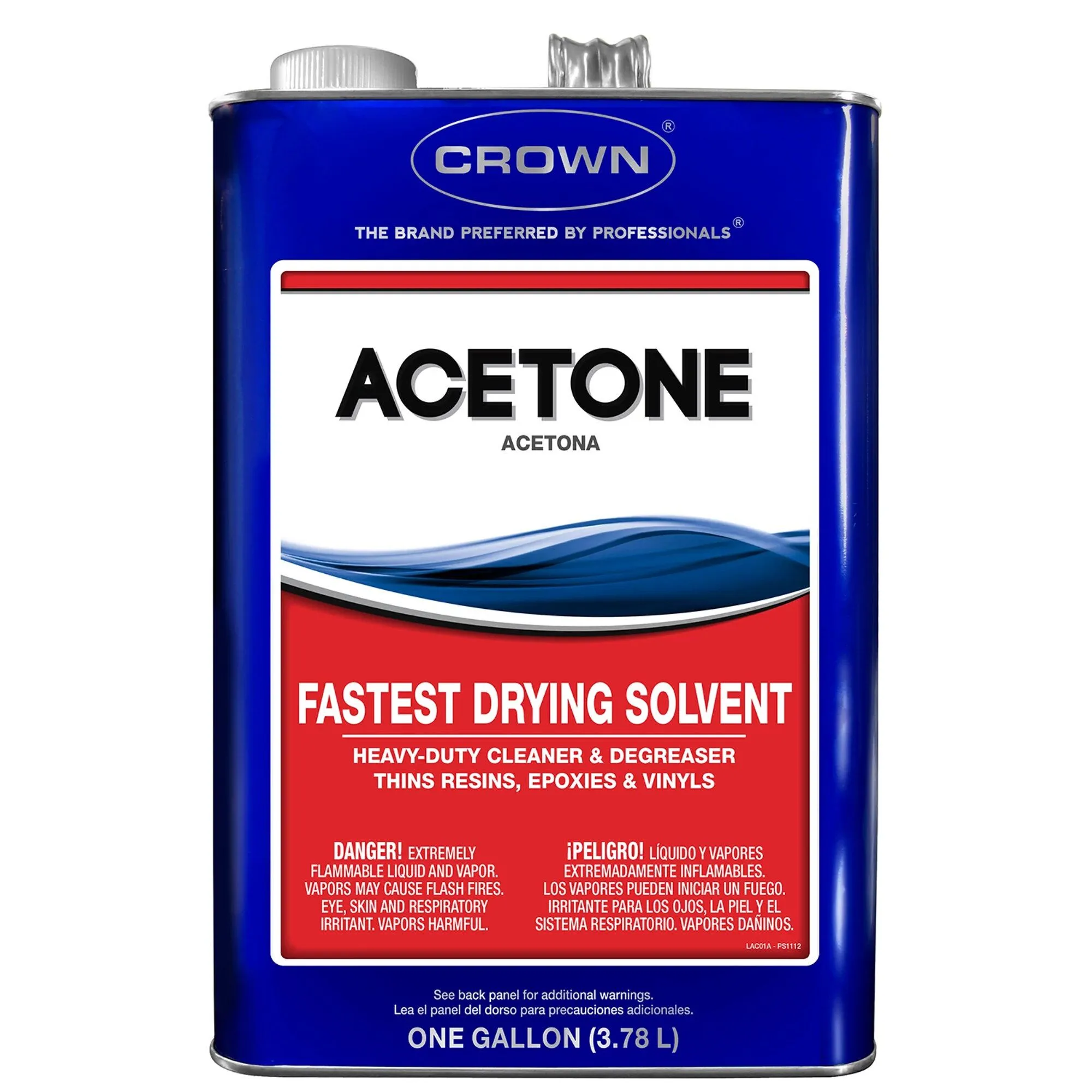 ACETONE CROWN 1 GALLON ACETONE CROWN - 1 GALLON - Detroitdiamondtools