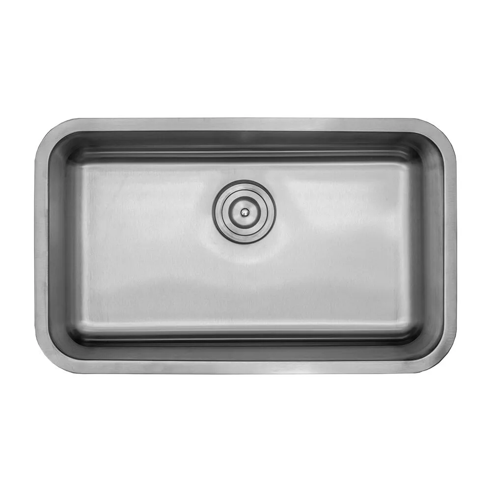 STAINLESS STEEL SINGLE BOWL KITCHEN SINK - D 28 28" STAINLESS STEEL SINGLE BOWL KITCHEN SINK - Detroitdiamondtools