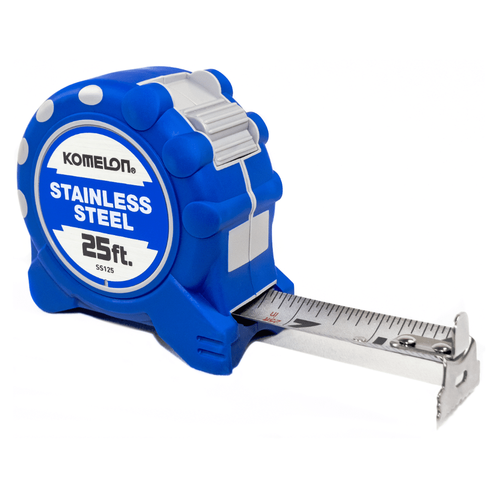 KOMELON STAINLESS STEEL GRIPPER TAPE MEASURE KOMELON STAINLESS STEEL GRIPPER TAPE MEASURE - Detroitdiamondtools