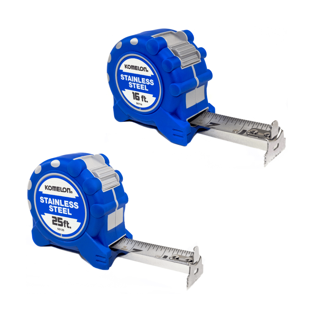 KOMELON STAINLESS STEEL GRIPPER TAPE MEASURE KOMELON STAINLESS STEEL GRIPPER TAPE MEASURE - Detroitdiamondtools