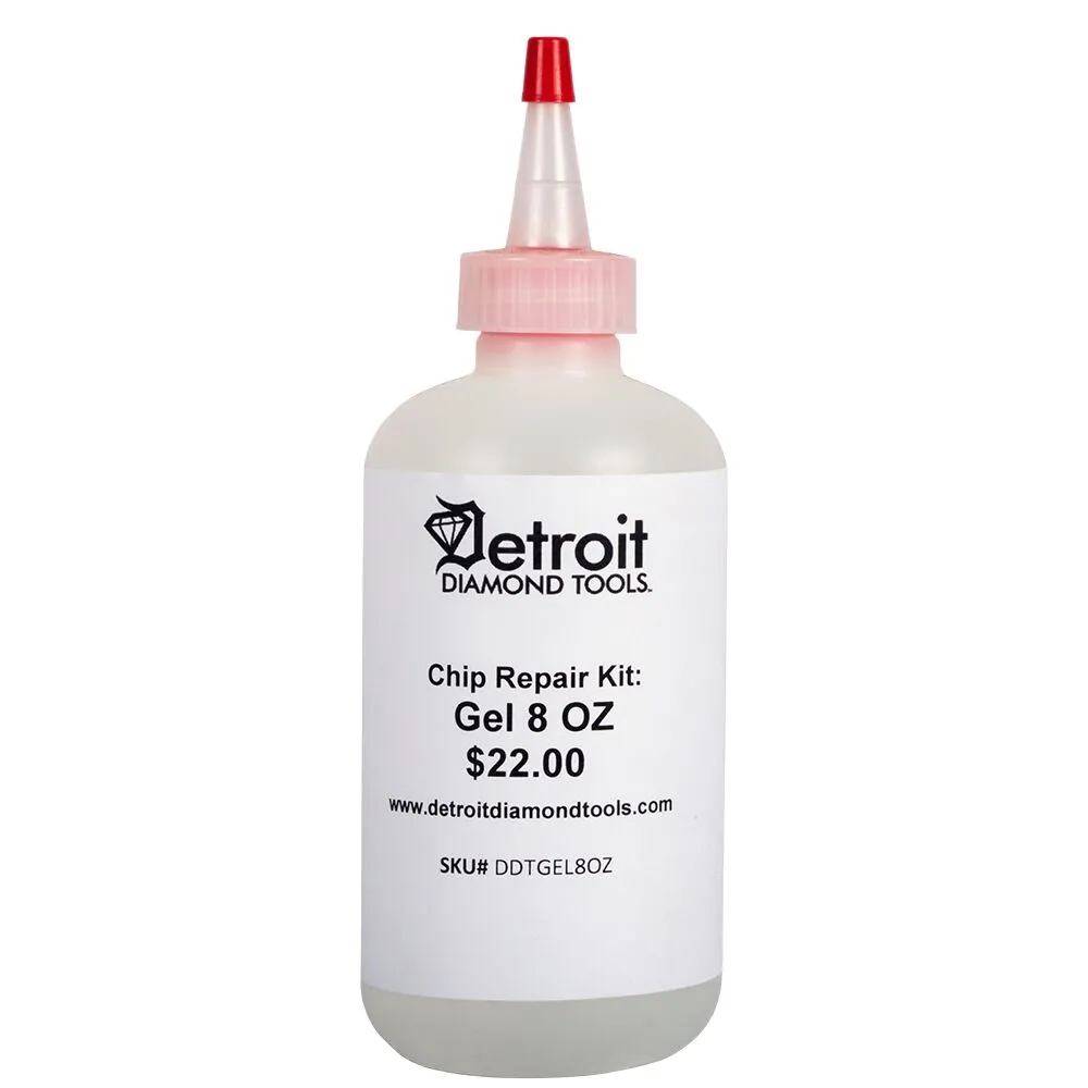 DDTGEL8OZ Detroit Diamond Tools Chip Repair Kit 8-0z
