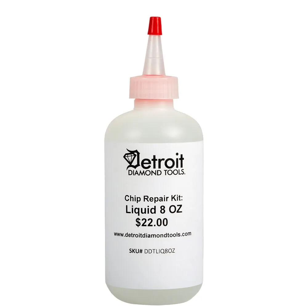 Chip Repair Kit - Liquid 8-oz - Detroit Diamond Tools Chip Repair Kit - Detroit Diamond Tools