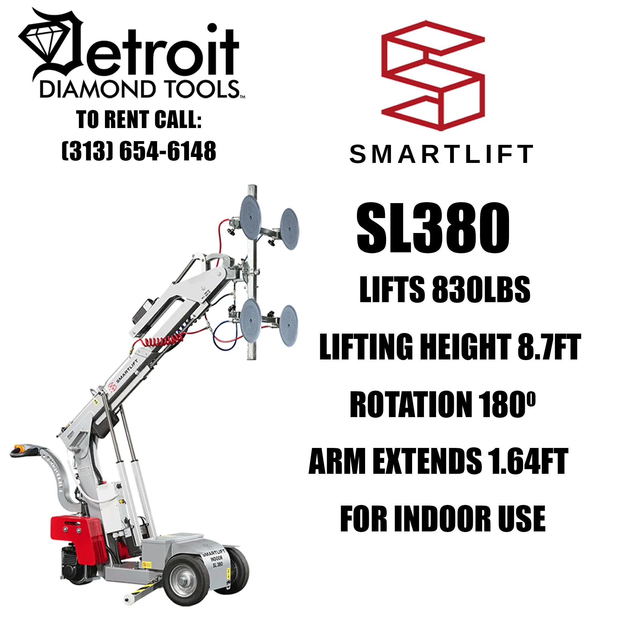 Rental 1x1 4 white Smartlift SL 380