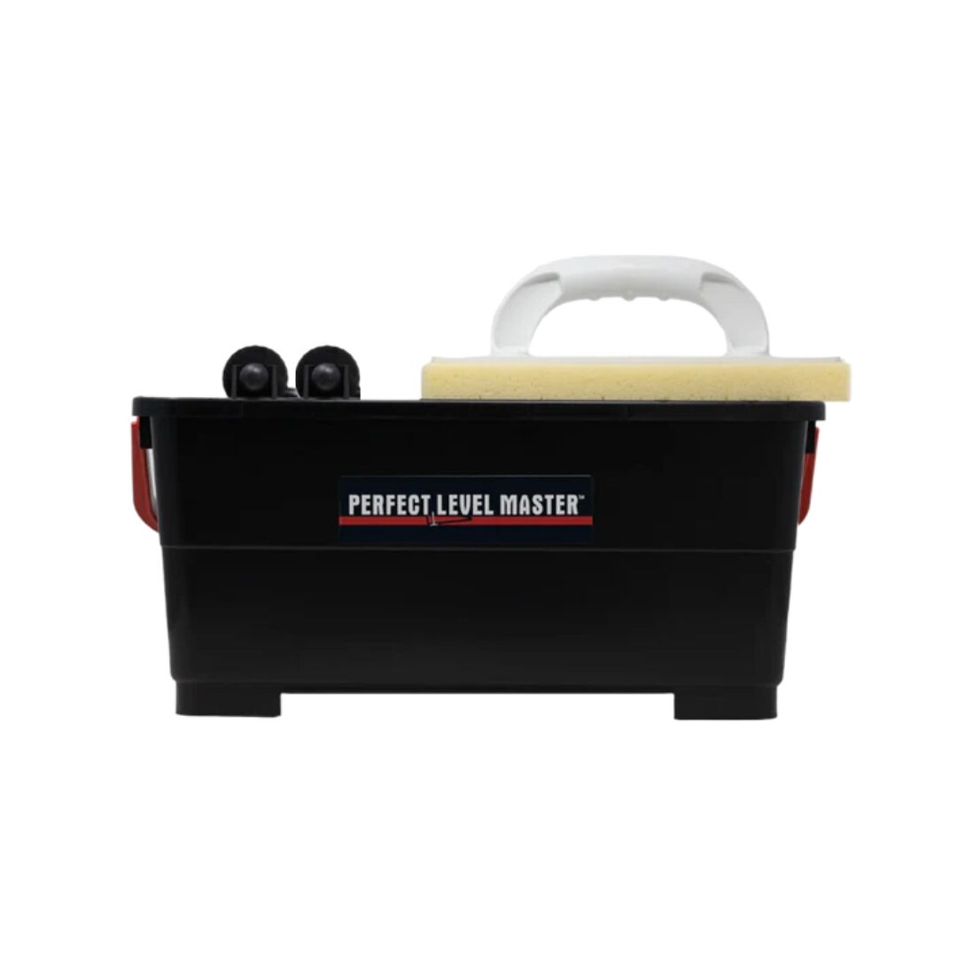 perfect level grout bucket-1 PERFECT LEVEL MASTERS GROUT WASH BUCKET KIT - 2 ROLLS SET W/HYDRO SPONG