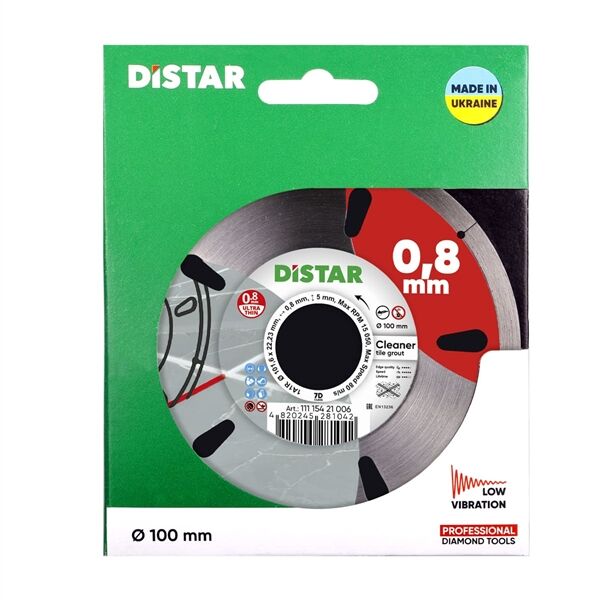 11115421006-5T Distar Cleaner diamond blade packaging for 100mm grout cleaning blade