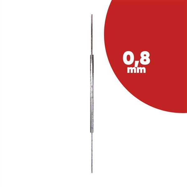 11115421006-6T Close-up of ultra-thin 0.8mm diamond edge on Distar Cleaner blade