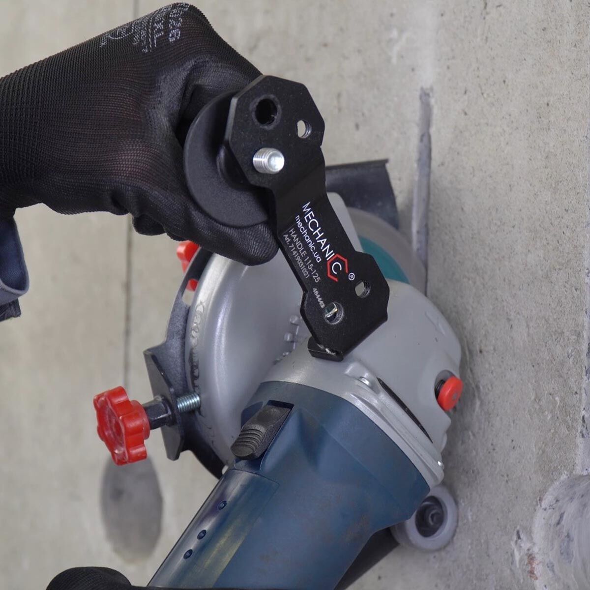 71419031021-4 ERGONOMIC ANGLE GRINDER HANDLE 4.5"–5" – ANTI-VIBRATION COMFORT GRIP