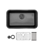 28" STAINLESS STEEL SINGLE BOWL KITCHEN SINK - Detroitdiamondtools