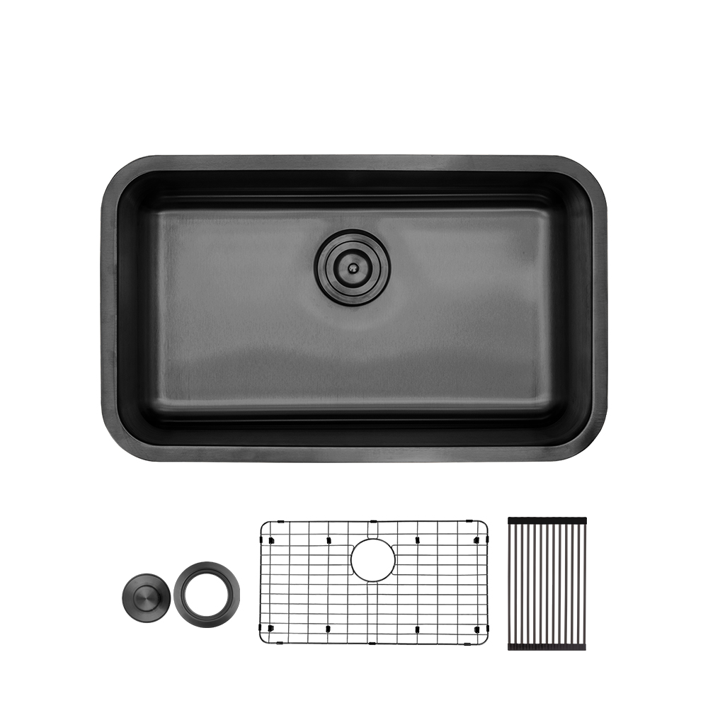 28" STAINLESS STEEL SINGLE BOWL KITCHEN SINK - Detroitdiamondtools
