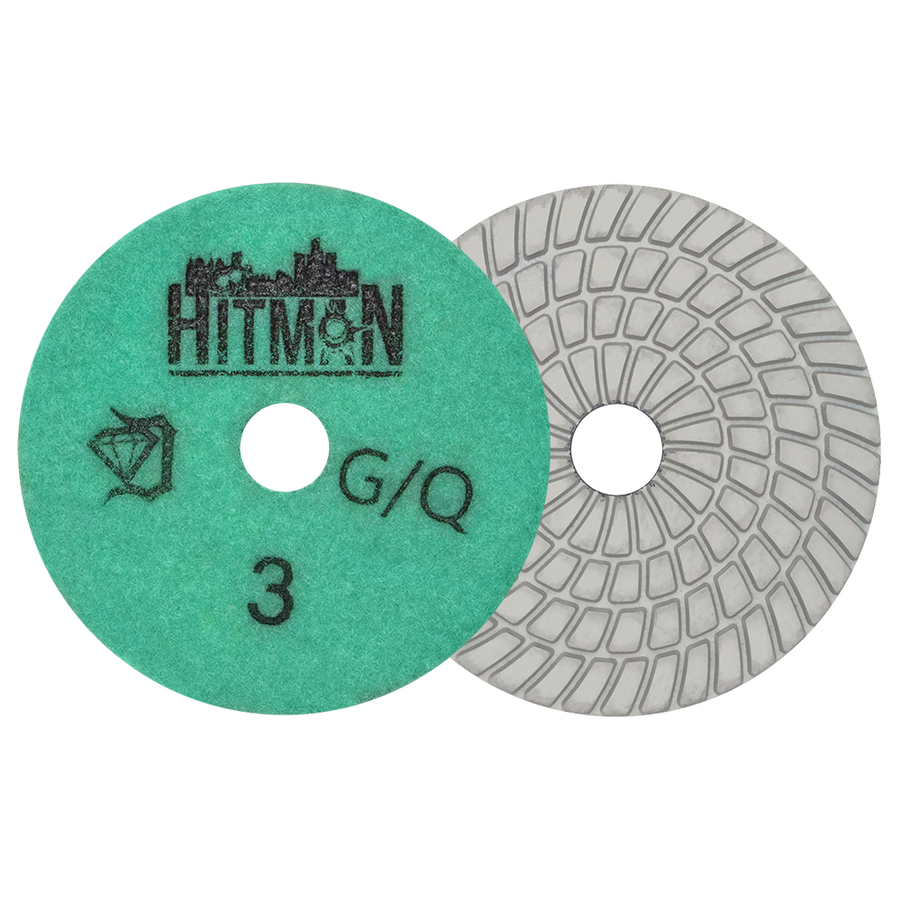 HITMAN THREE STEP POLISHING PADS - Detroitdiamondtools