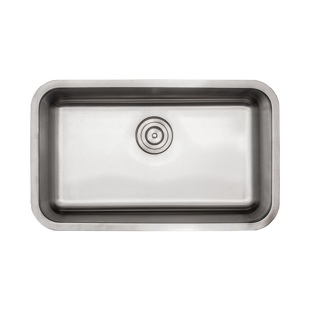 28" STAINLESS STEEL SINGLE BOWL KITCHEN SINK - Detroitdiamondtools