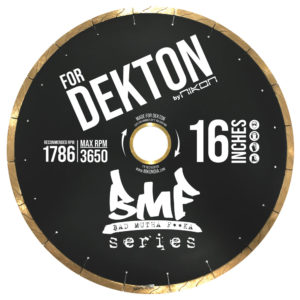 BMF™ Dekton Silent Core Continuous Rim Bridge Saw Blade - Detroitdiamondtools