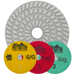 HITMAN THREE STEP POLISHING PADS - Detroitdiamondtools