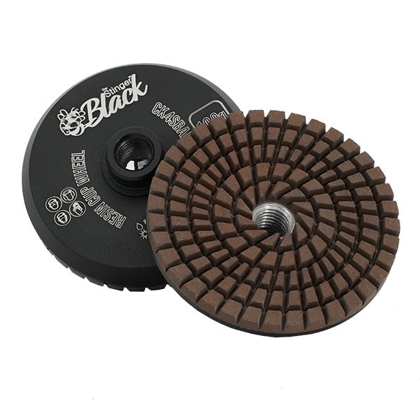 THE STINGER BLACK™ RESIN ALUMINUM CUP WHEELS - Detroitdiamondtools