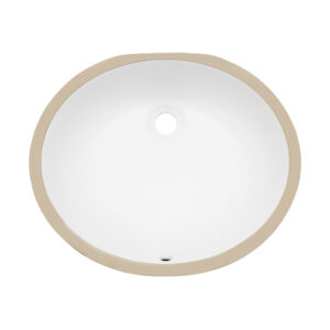 PORCELAIN UNDERMOUNT OVAL SINK - Detroitdiamondtools