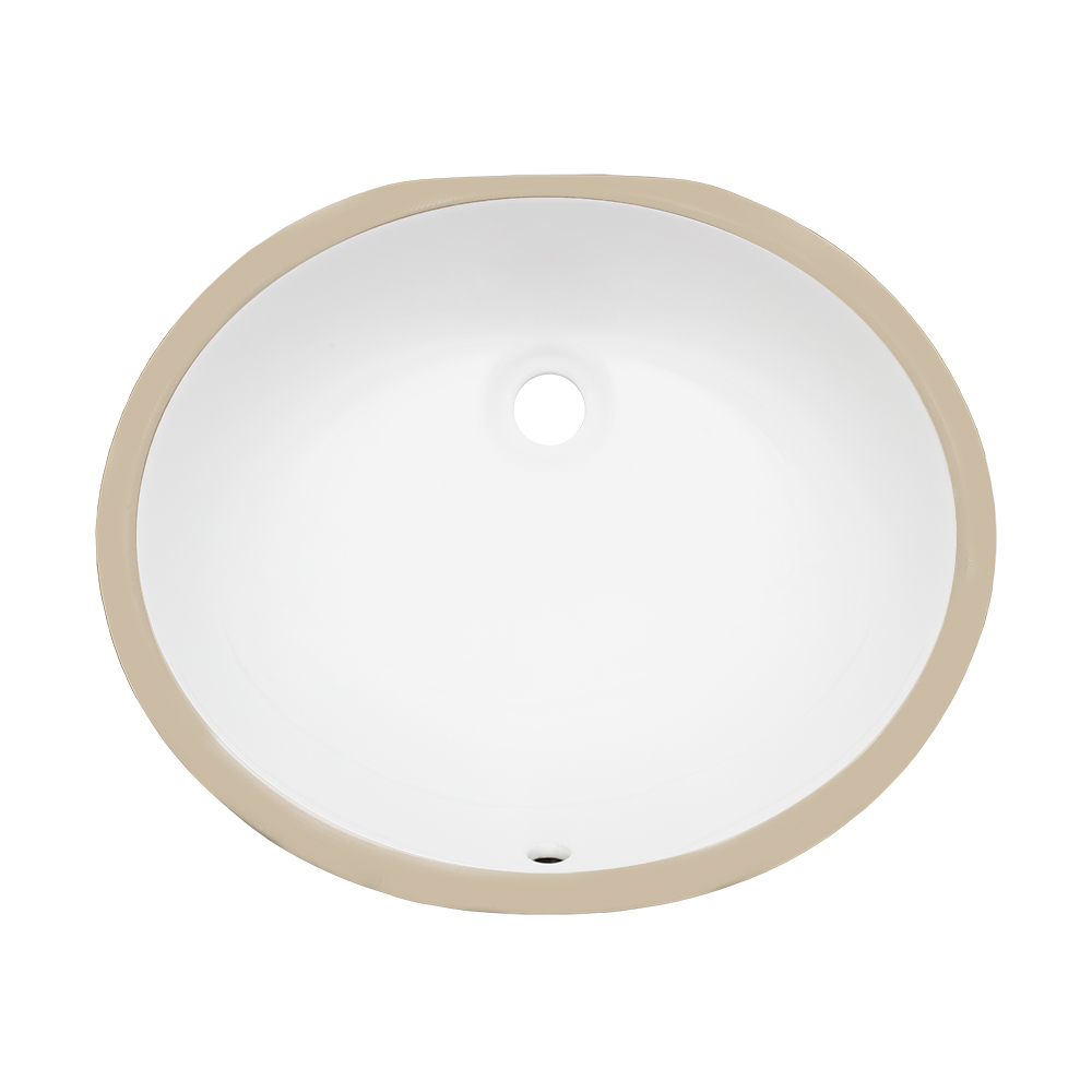 PORCELAIN UNDERMOUNT OVAL SINK - Detroitdiamondtools