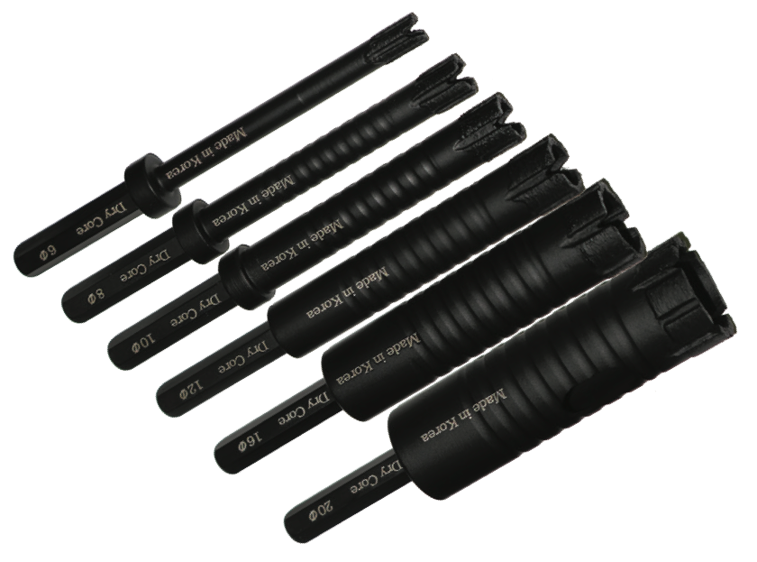 THE STINGER BLACK™ CORING BITS W/ HEX SHANK - Detroitdiamondtools