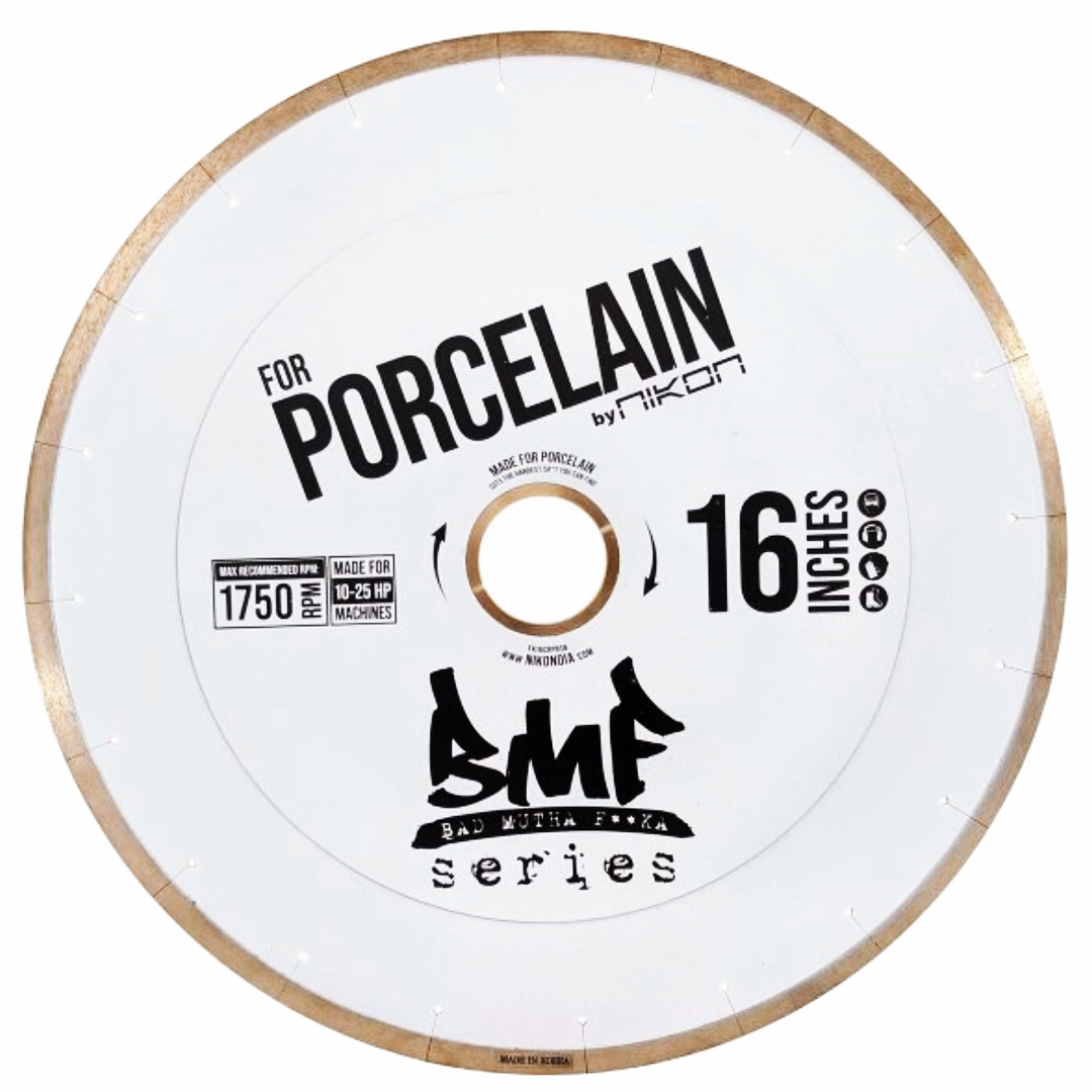 BMF Series™ for Porcelain Silent Continuous Rim Bridge Saw Blades - detroitdiamondtools