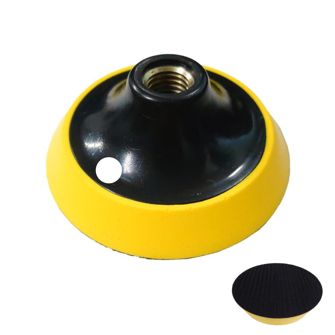Zak Yellow Backer Pad for velcro sandpaper discs - detroitdiamondtools