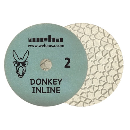 WEHA DONKEY 6" 3 STEP INLINE POLISHING PADS Step 2- Detroitdiamondtools