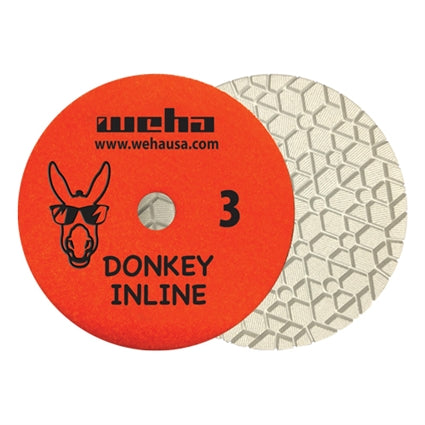 WEHA DONKEY 6" 3 STEP INLINE POLISHING PADS Step 3- Detroitdiamondtools