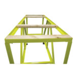 WEHA COUNTER TOP WORK TABLE – STONE FABRICATION TABLE WITH SWIVEL CASTERS - Detroitdiamondtools