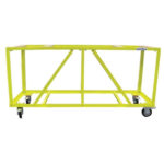 WEHA COUNTER TOP WORK TABLE – STONE FABRICATION TABLE WITH SWIVEL CASTERS - Detroitdiamondtools