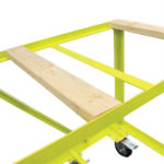 WEHA COUNTER TOP WORK TABLE – STONE FABRICATION TABLE WITH SWIVEL CASTERS - Detroitdiamondtools