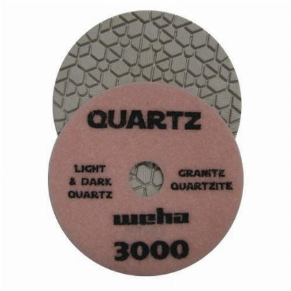4" WEHA QUARTZ 7 STEP POLISHING PADS - Detroitdiamondtools