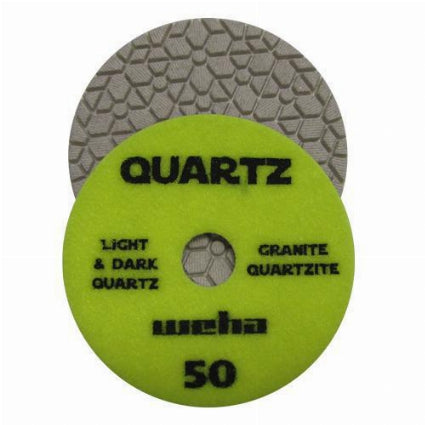 4" WEHA QUARTZ 7 STEP POLISHING PADS - Detroitdiamondtools