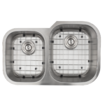 32″ 4060 DOUBLE BOWL STAINLESS STEEL KITCHEN SINK