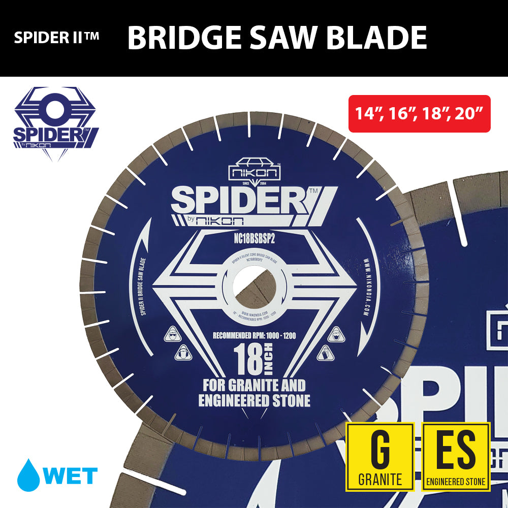 SPIDER™ II BRIDGE SAW BLADE - Detroitdiamondtools