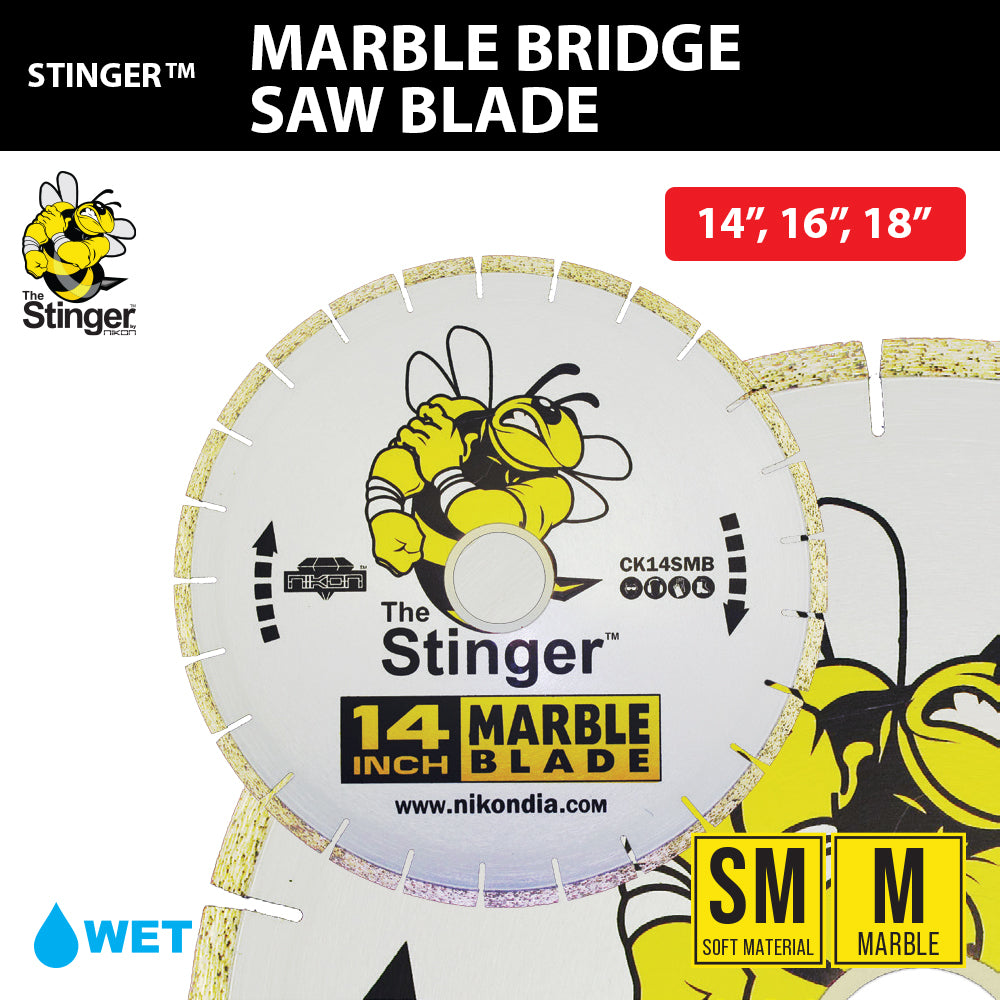 THE STINGER™ MARBLE BRIDGE SAW BLADE - Detroitdiamondtools
