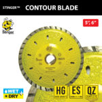 THESTINGERCONTOURBLADES The Stinger™ Contour Blades for Natural Stone - Detroitdiamondtools