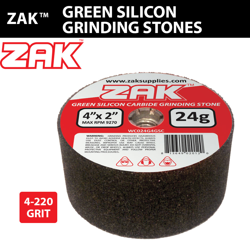 ZAK™ GREEN SILICON GRINDING STONES - Detroitdiamondtools