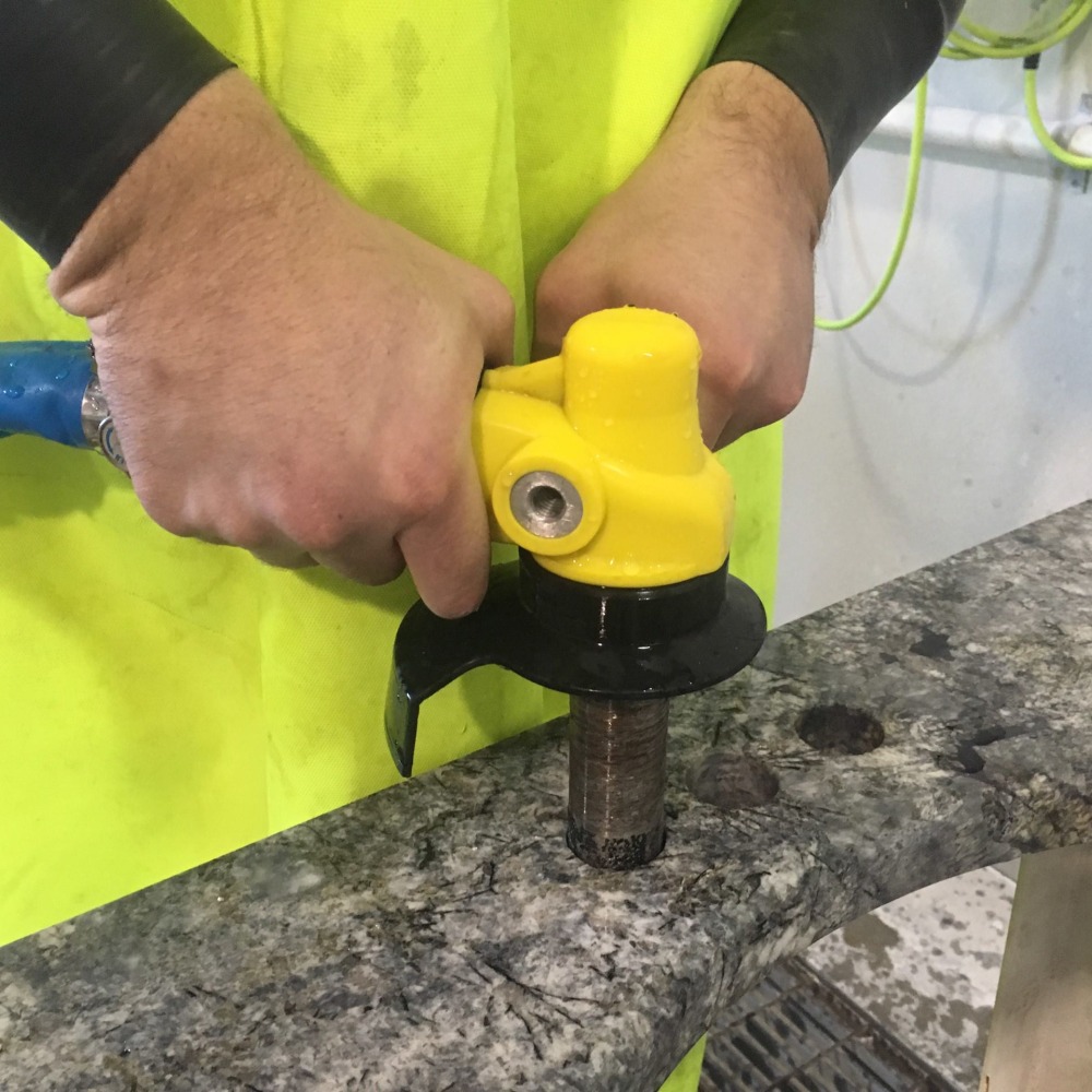 alpha 830-1 (2) ALPHA AIR-830 HS PNEUMATIC POLISHER - Detroit_Diamond_Tools