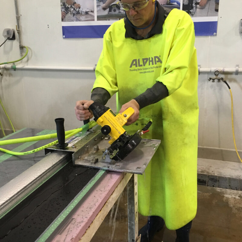 ALPHA PSC-150 PNEUMATIC STONE CUTTER 6" - Detroitdiamondtools