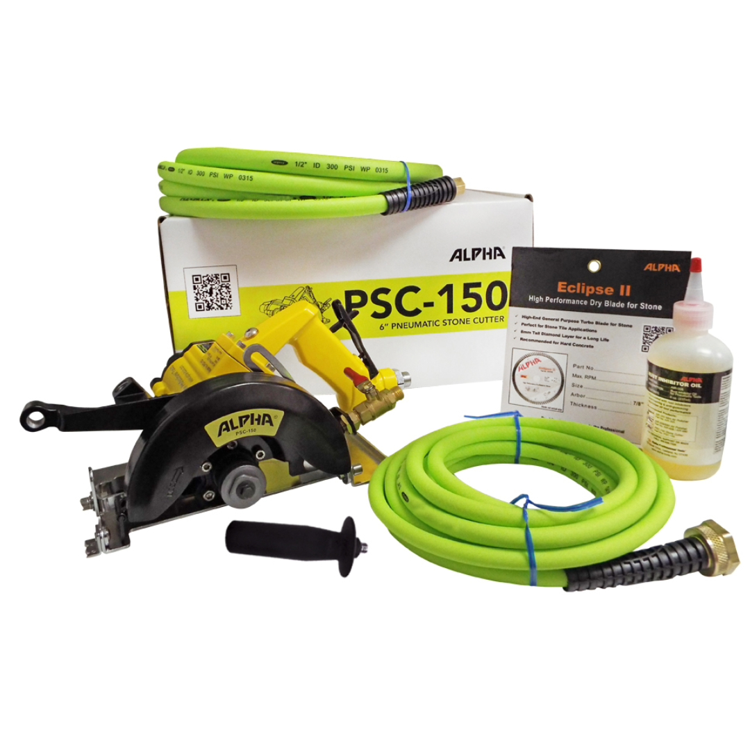 ALPHA PSC-150 PNEUMATIC STONE CUTTER 6" - Detroitdiamondtools