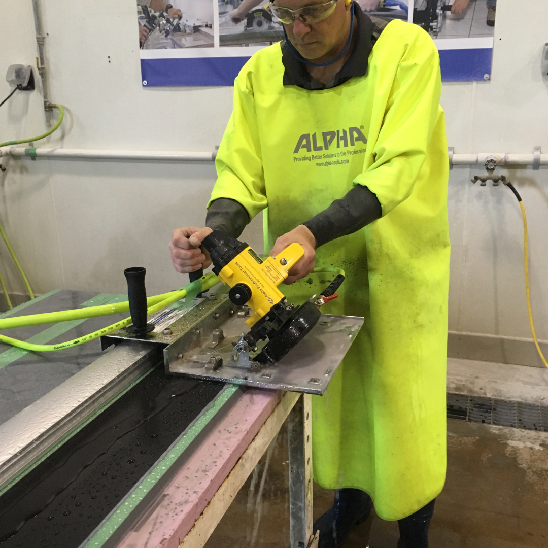 ALPHA PSC-150 PNEUMATIC STONE CUTTER 6" - Detroitdiamondtools