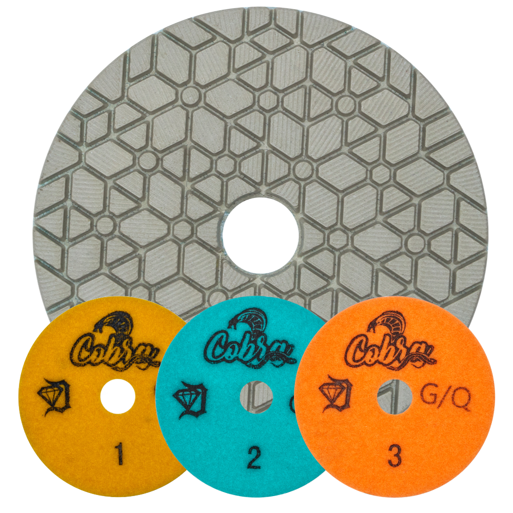 COBRA THREE STEP POLISHING PADS - Detroitdiamondtools